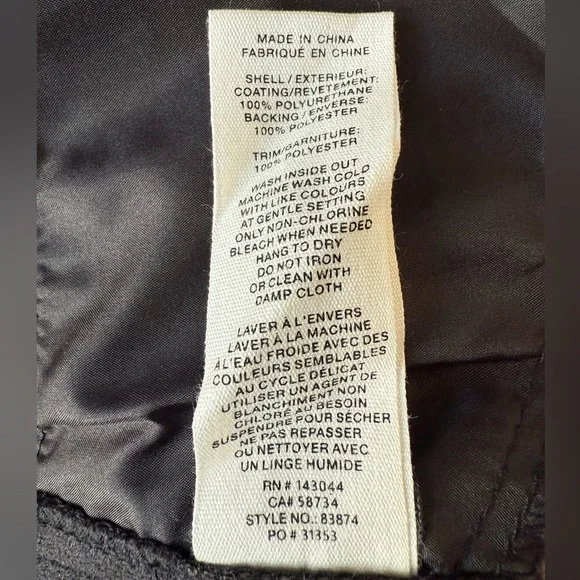 NWT Avec Les Filles Faux Leather Cargo Barrel Pants Size 8 - Picture 10 of 10